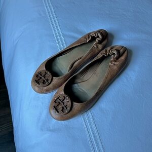 Tory Burch Leather Ballet Flats 7.5